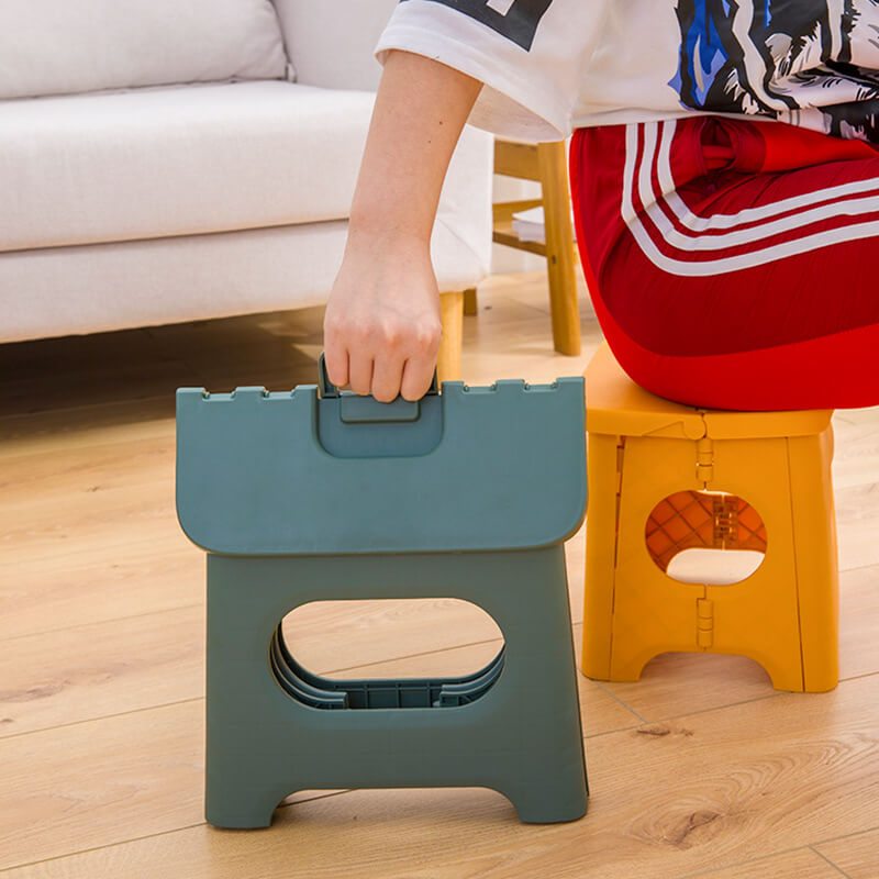 BowLift | Folding Step Stool with Handle | Lightweight. Durable & Space-Saving for Kitchen. Bathroom. Office & Outdoor Use