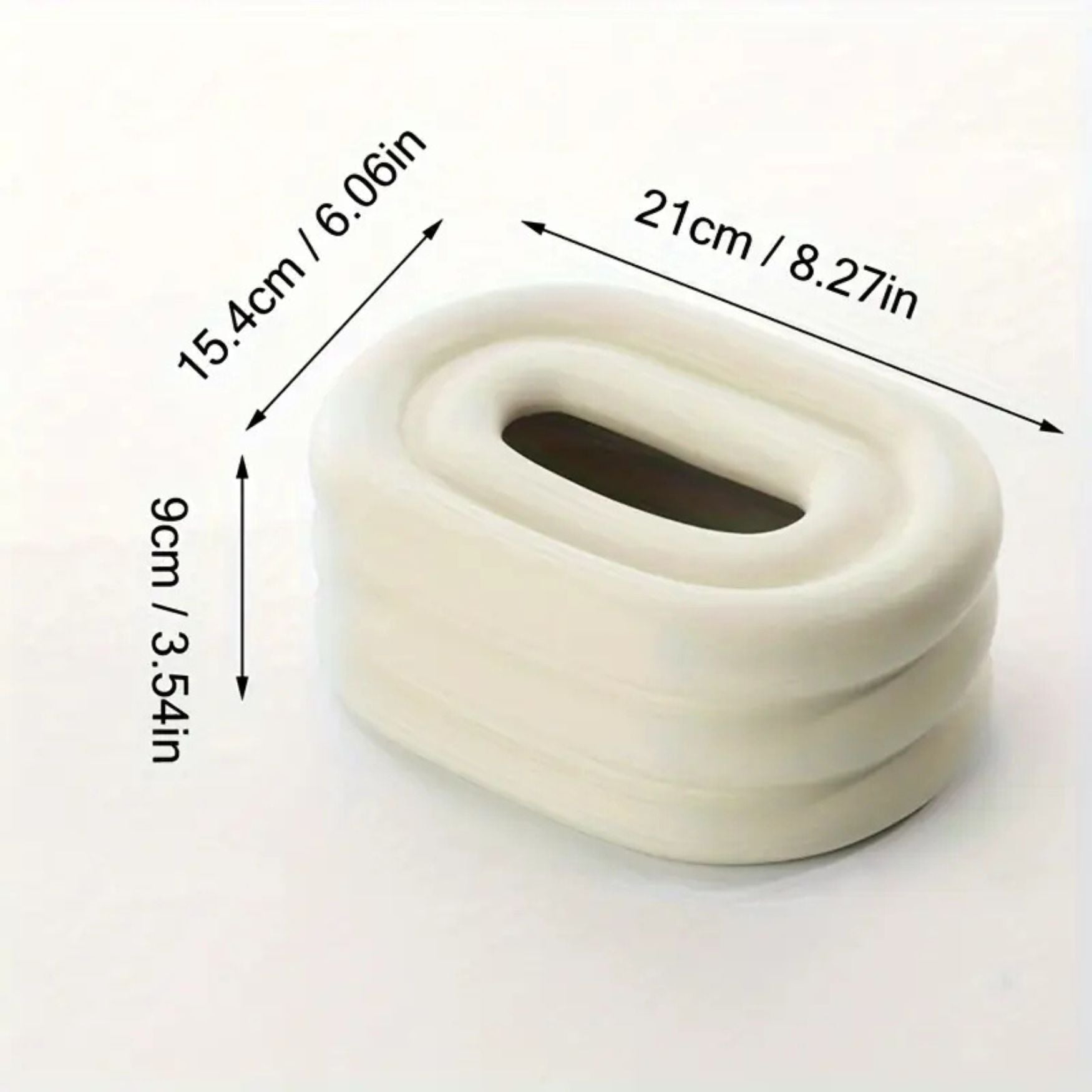 BowLift | Lustre Ceramic Tissue Holder
