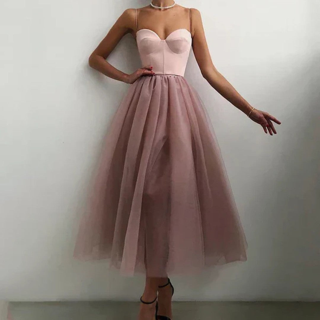 A-Line Evening Dress with Sweetheart Neckline