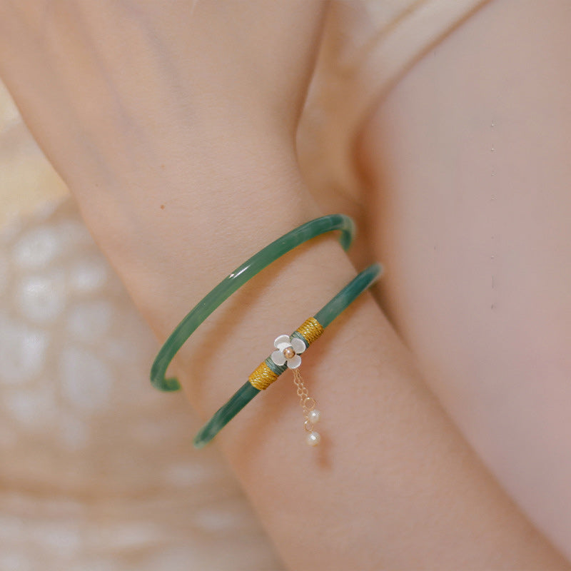 BowLift | Fine Jade Bangle Bracelets