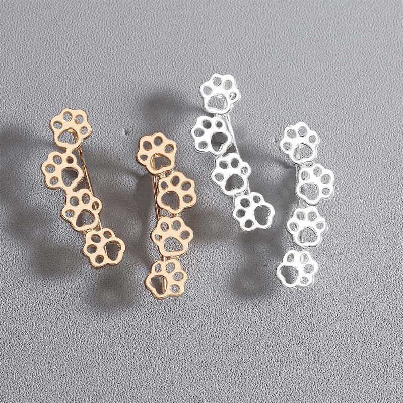 BowLift | Paw prints on my heart earrings