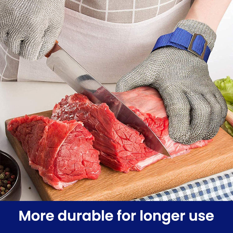 BowLift | Stainless Steel Mesh Metal Laboratory Protective Gloves