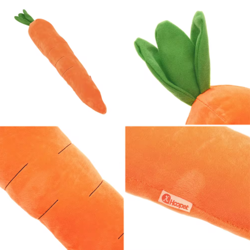 CarrotPlush • Interactive Dog Chew Toy