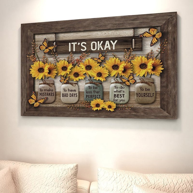 BowLift | Butterfly Sunflowers Wall Art