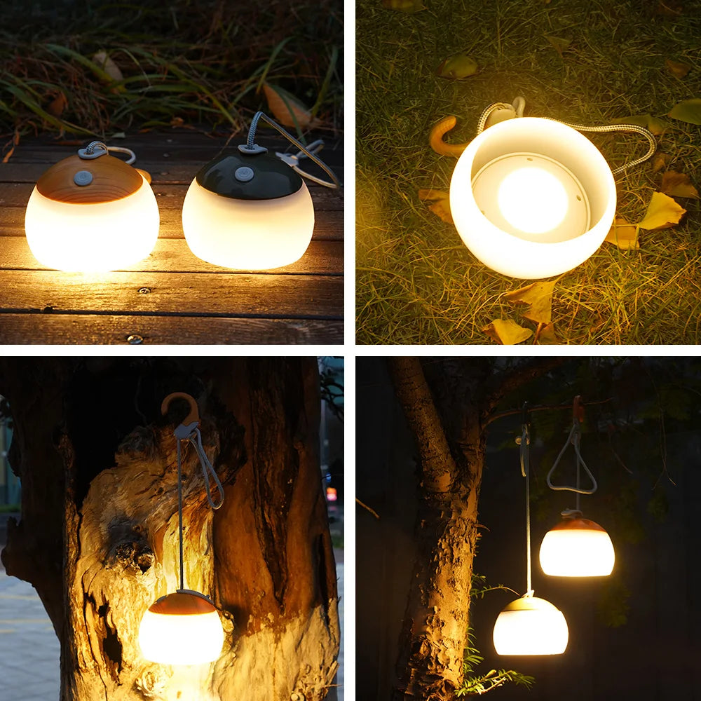 BowLift | Retro LED Camping Lamp - Rechargeable USB Light