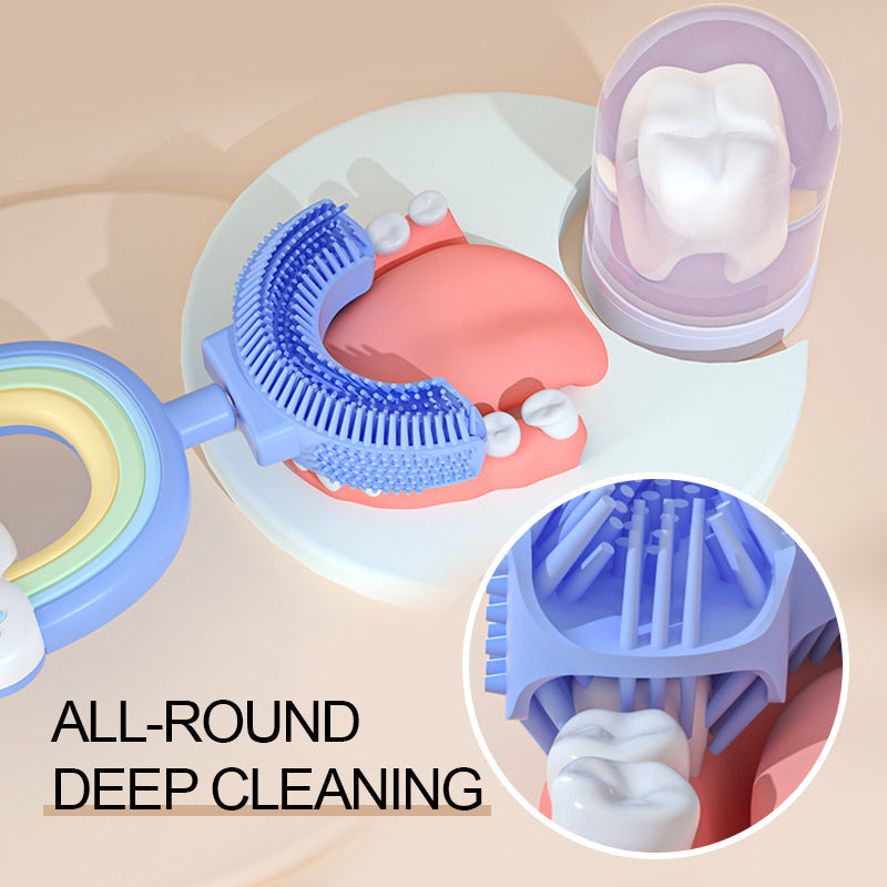 BowLift | Children's Rainbow U-shaped Toothbrush