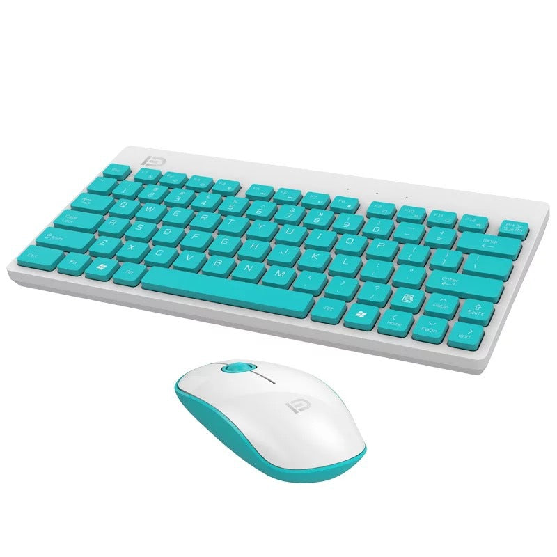 BowLift | 2.4GHz Ultrathin Portable Wireless Keyboard and Mouse Combo With Multimedia Shortcuts, Long Battery Life & Ergonomic Design