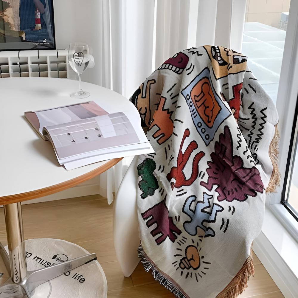 BowLift | Bold Expressions Tassel Blanket