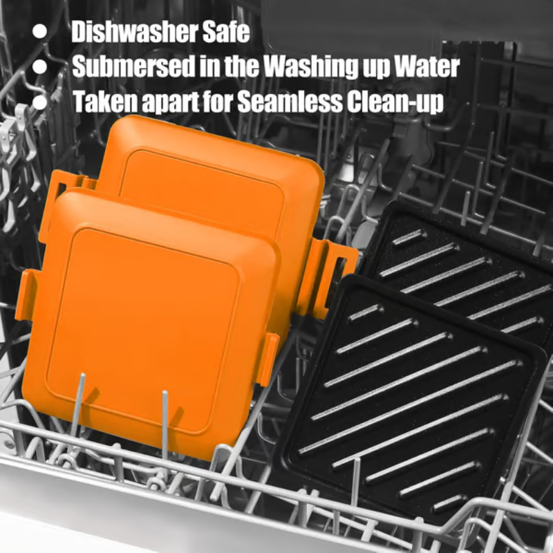 BowLift | Microwave Sandwich Toaster | Non-Stick Heatwave Grill Plates | Portable Snack Maker for Home & Travel