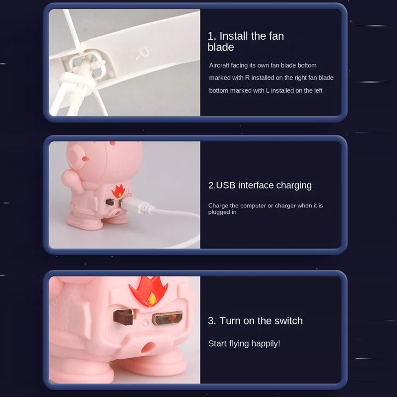 BowLift | Gesture-sensitive Gyroscope Astronaut Toy