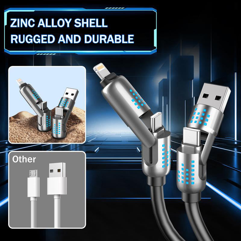 BowLift | 240W 4-in-1 USB-C Fast Charging Cable