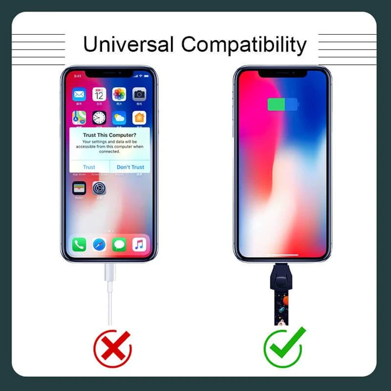 BowLift | 3-in-1 multifunctional data cable lanyard