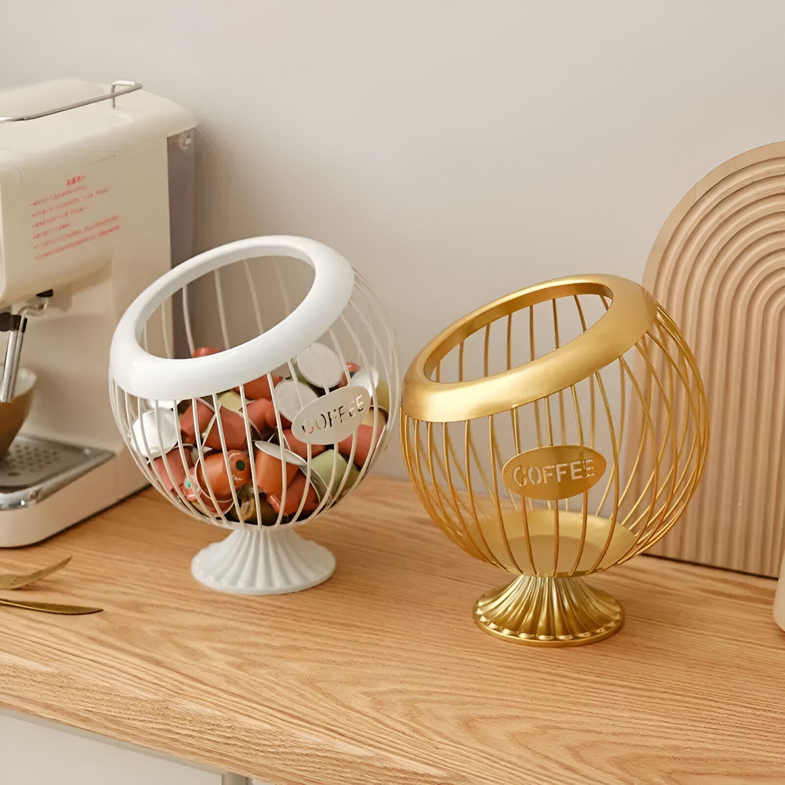 BowLift | Elegant Metal Snack Storage Basket