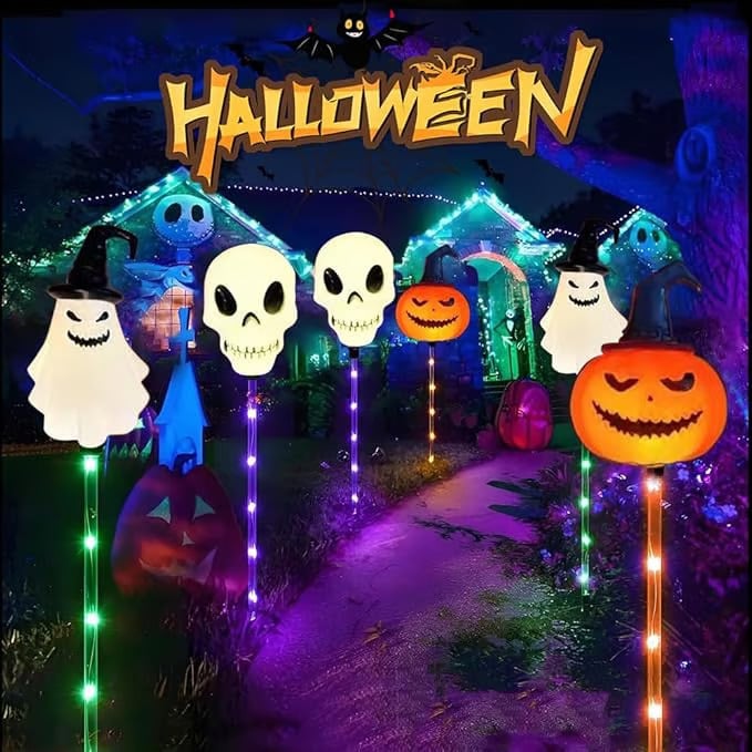 BowLift | 6 in 1 Halloween Solar Garden Lights