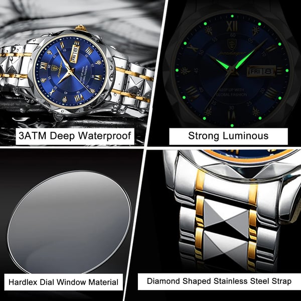 BowLift | Waterproof Luxury Men's Wristwatch by the Top Brand with Luminous Function