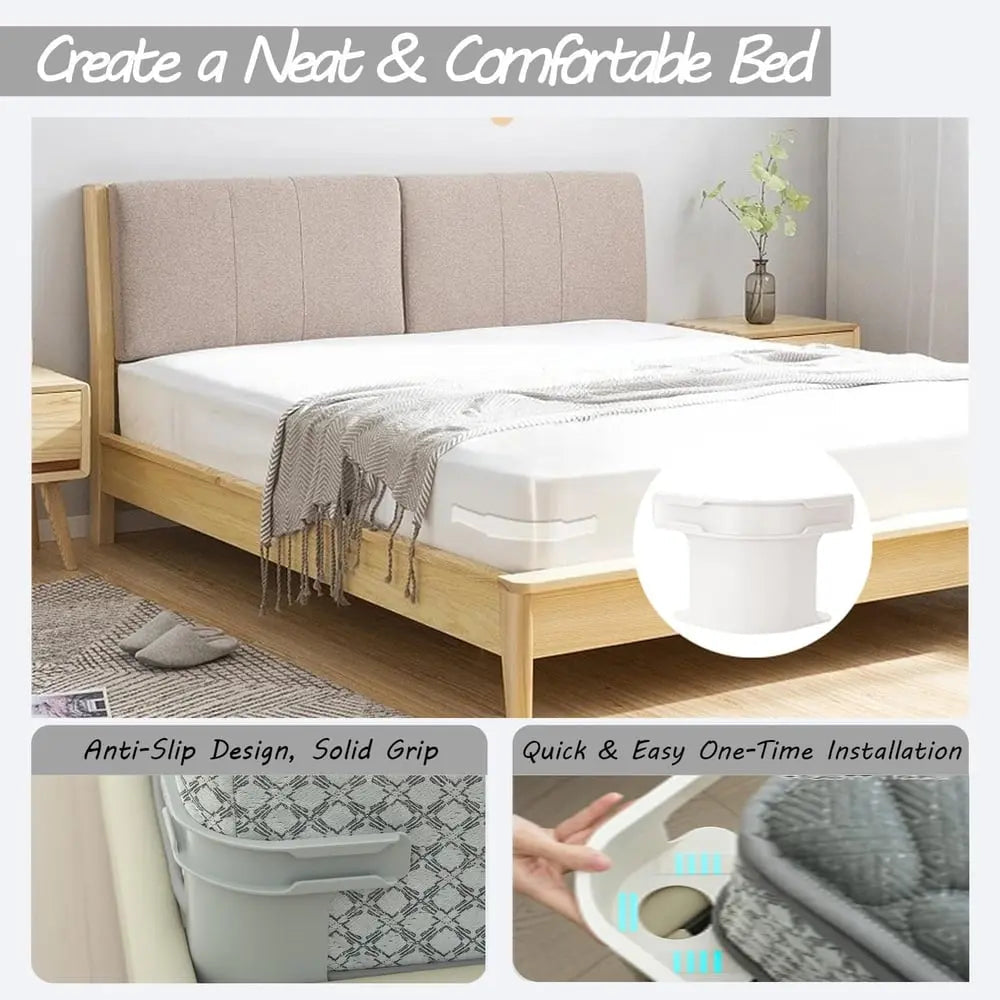 BowLift | 4-piece bed sheet holder set – secure hold for all mattress sizes