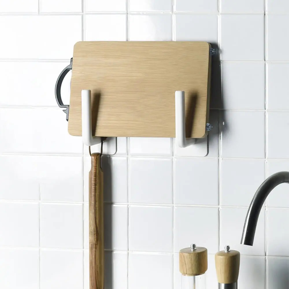 BowLift | 4-piece Self-Adhesive Wall Hooks – sturdy Plastic Hooks for Kitchen, Bathroom & more