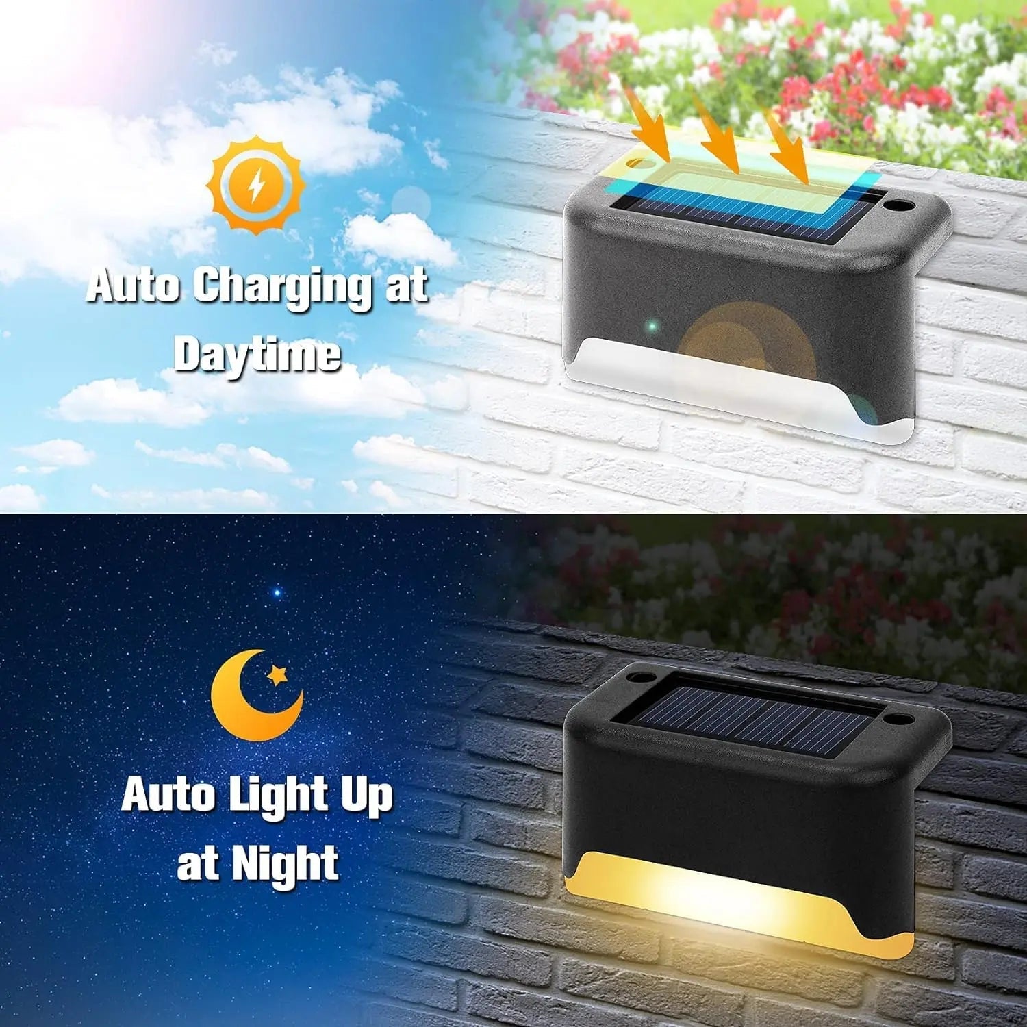 BowLift | 4-Piece Solar Patio Lights – Weatherproof Outdoor Lighting