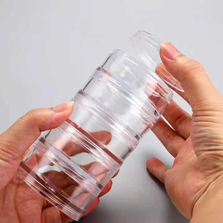 BowLift | 5-piece Multifunctional Stackable Containers for Accessories