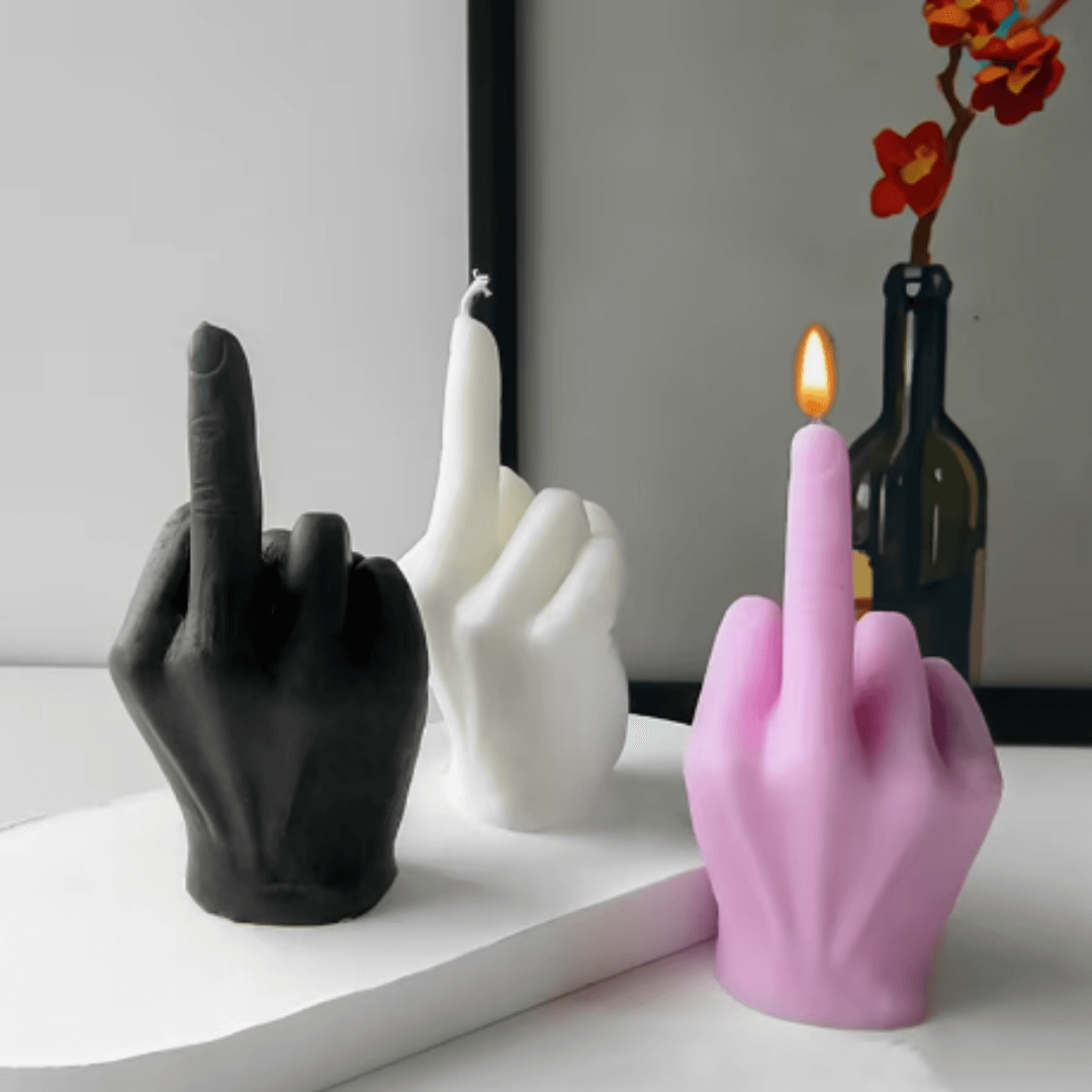 BowLift | Hand Gesture Candle – Scented Soy Wax Decoration