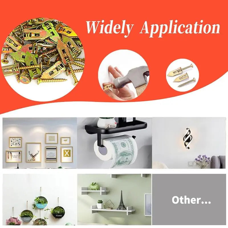 BowLift | 50 pieces of dowels with screws – self-tapping for drywall