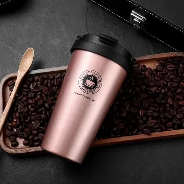 BowLift | Insulated stainless steel travel mug | 500 ml leak-proof & double-walled