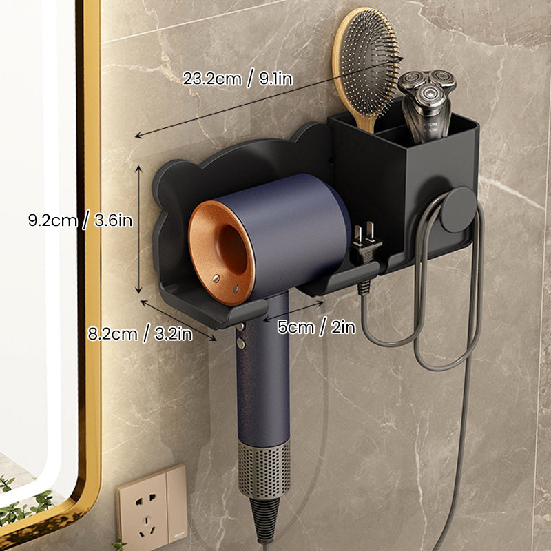 BowLift | Bathroom Hair Dryer Holder