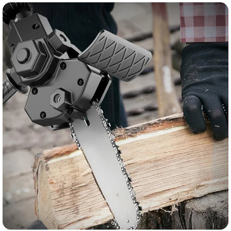 BowLift | ELECTRIC DRILL MODIFIED TO ELECTRIC CHAINSAW DRILL ATTACHMENT