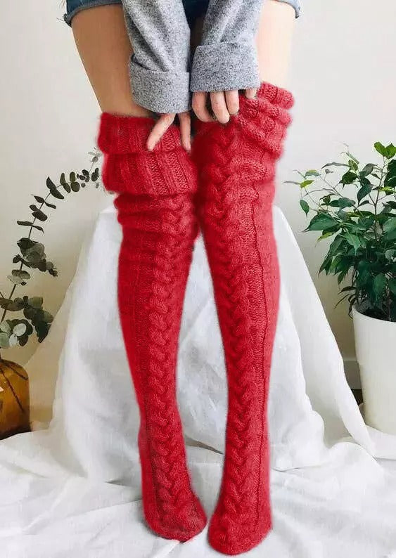 BowLift | Winter Soft Warm Over Knee Extra Long Knitted Socks