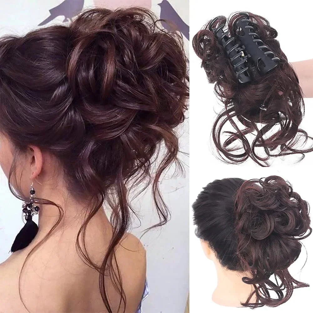 BowLift | Curly Hair Bun – Clip-in Hair Piece with Volume and Natural Look