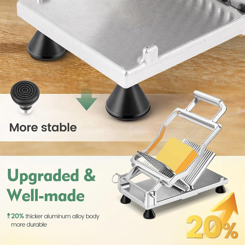 BowLift | 0.2" Cheese Cutter Commercial Block Cheese Cutter Board Cheese Slicer with 316 Stainless Steel Wire