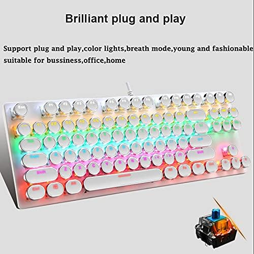 BowLift | 87-Key Mechanical Gaming Keyboard RGB Backlit Blue Switch