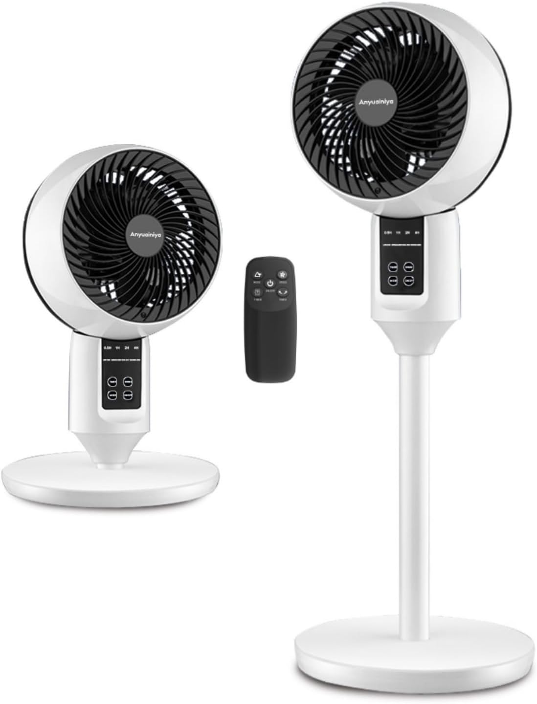 BowLift | Adjustable Pedestal Fan with 3D Oscillation – Aerion