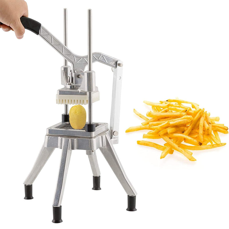 BowLift | 1/4″ & 3/8″ & 1/2" Blade Commercial Vegetable Fruit Chopper Stainless Steel Food Dicer French Fry Cutter