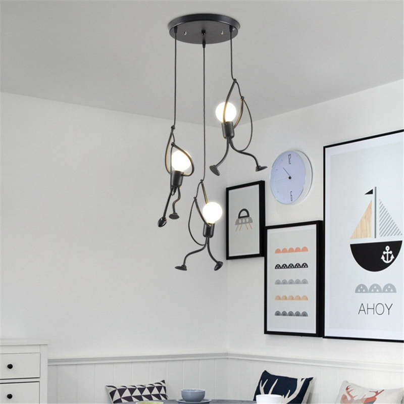 BowLift | Retro Iron Man Pendant Light