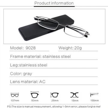 BowLift | Compact Mens & Ladies Folding Reading Glasses