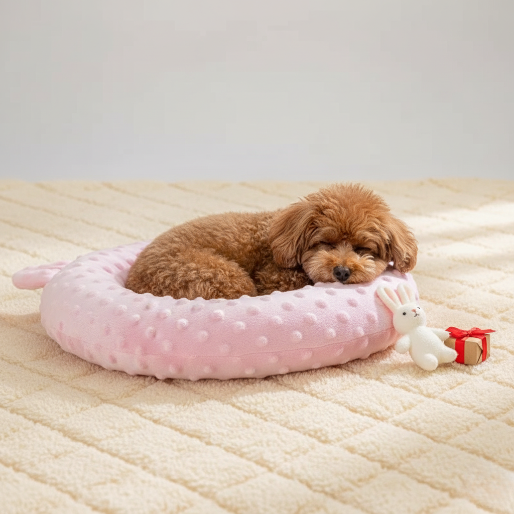 BowLift | Cozy U Shaped Cartoon Sleep Pad for Small Dogs