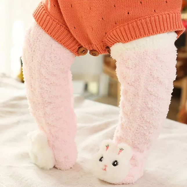 BowLift | A Pair of Baby Cute Coral Fleece Socks