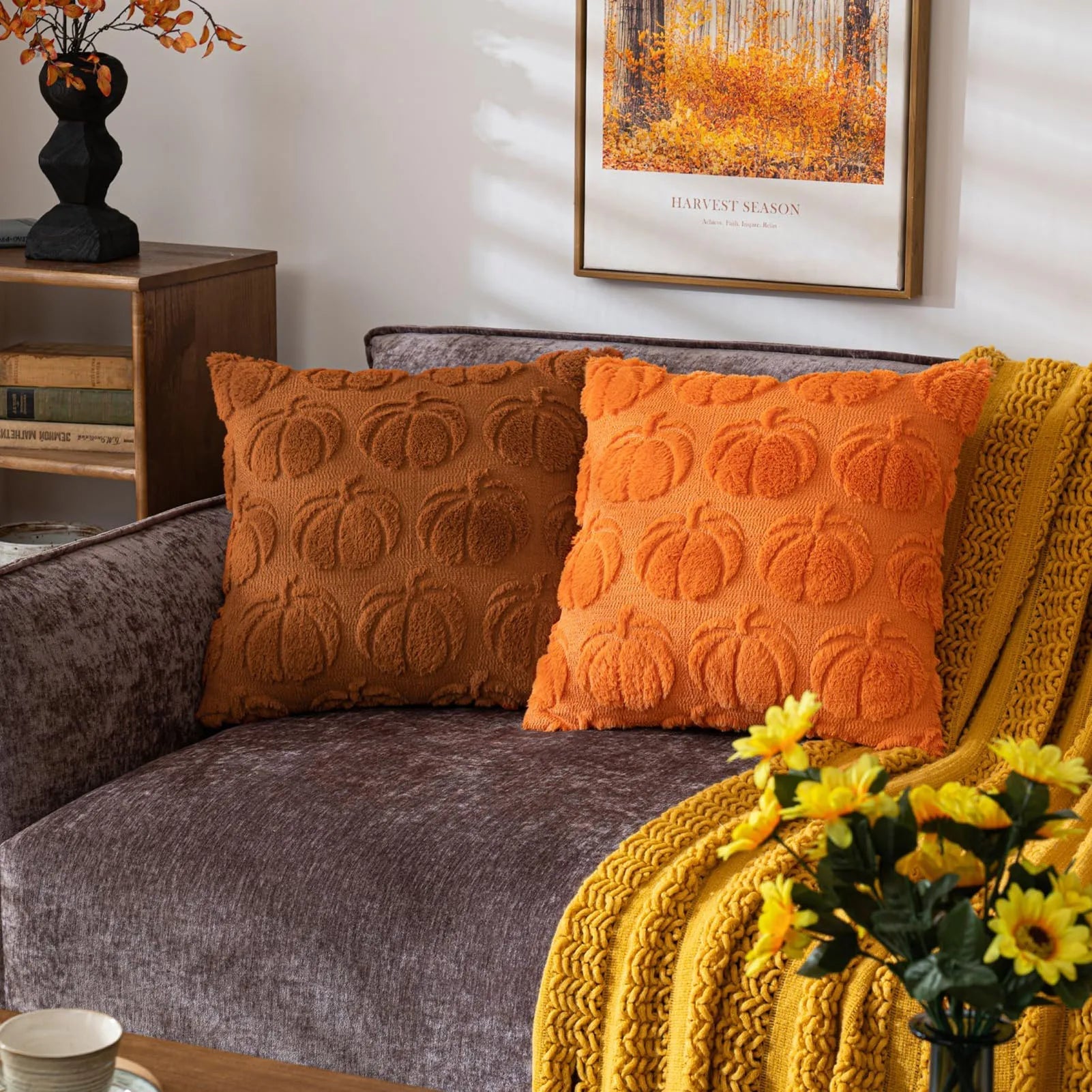 BowLift | Autumn Pumpkin Cushion Cover