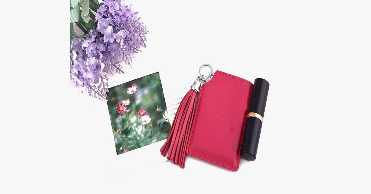 BowLift | Portable Pink Pocket Mirror