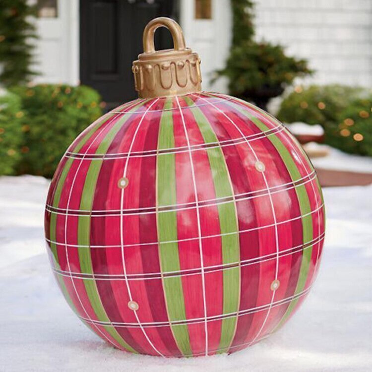 BowLift | Inflatable Christmas decorative balls | PVC outdoor balls | Weatherproof & reusable | Various designs