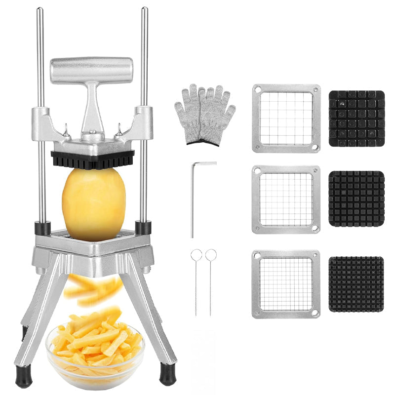 BowLift | 1/4″ & 3/8″ & 1/2" Blade Vegetable Chopper Dicer Stainless Steel Commercial Fruit Chopper