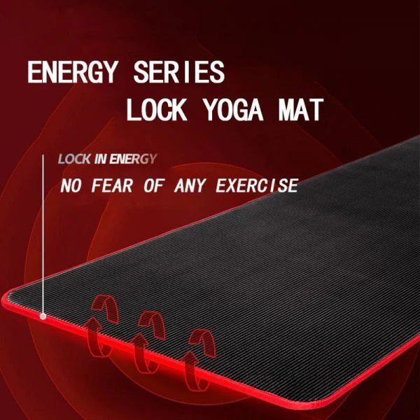 BowLift | Fitness Mat Men’s High Density Exercise Yoga Non-Slip Mat For Gym Home