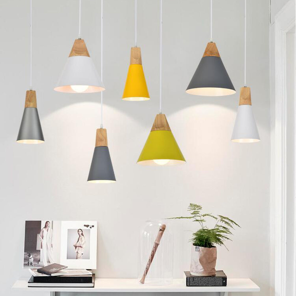 BowLift | Minimalistic Wooden Pendant Light | NordicLight
