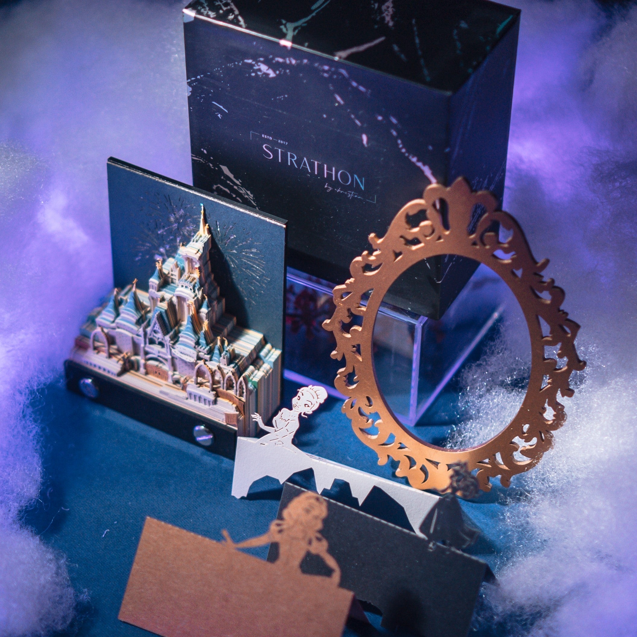 BowLift | 3D three-dimensional note paper carving model cartoon creative art gift