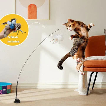 BowLift | Interactive Bird Simulation Cat Toy Set
