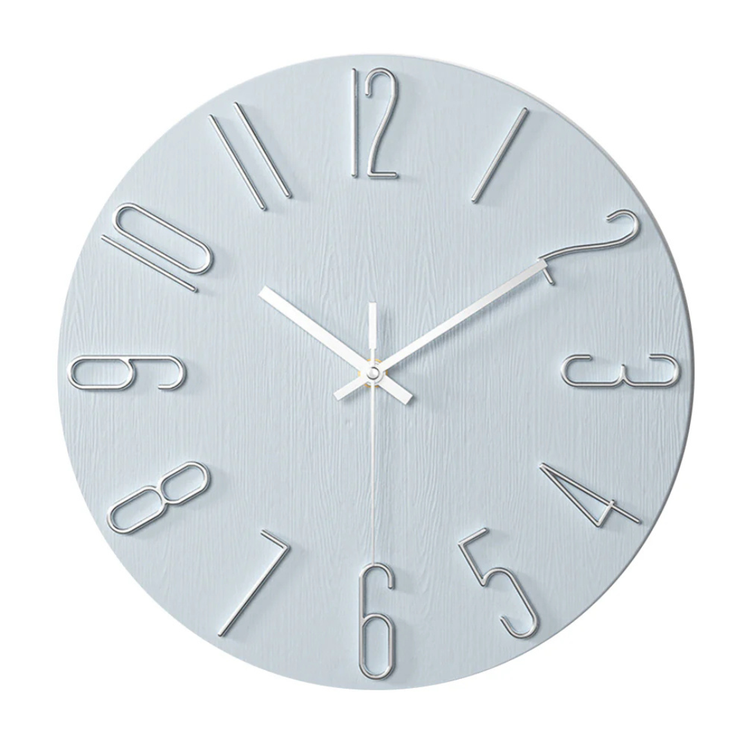 BowLift | Designer wall clock for the living room with a simple form and style