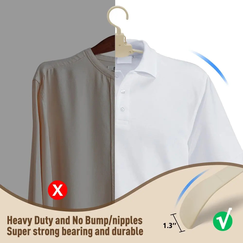 BowLift | 5+5 | Foldable Clothes Hanger – Compact, Stable & Ideal for Travel