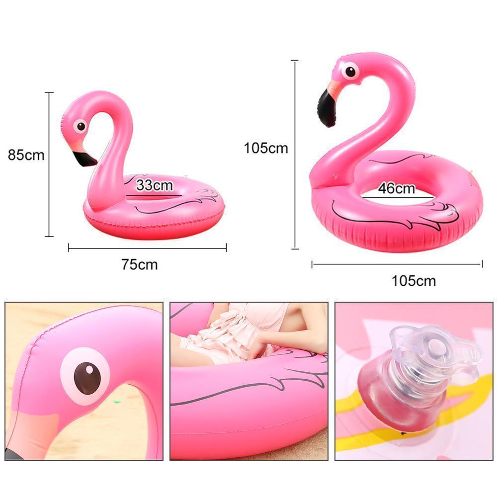 BowLift | Inflatable Flamingo Pool Swimming Ring