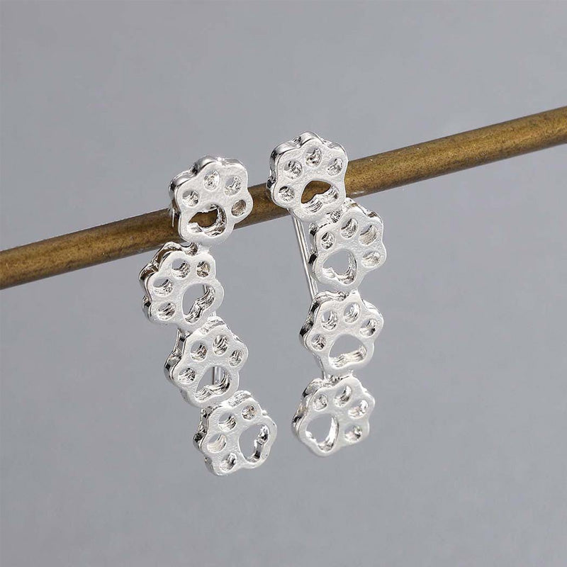 BowLift | Paw prints on my heart earrings